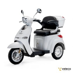 Veleco CRISTAL: 3-Rad-Elektromobil mit vollständiger LED-Beleuchtung