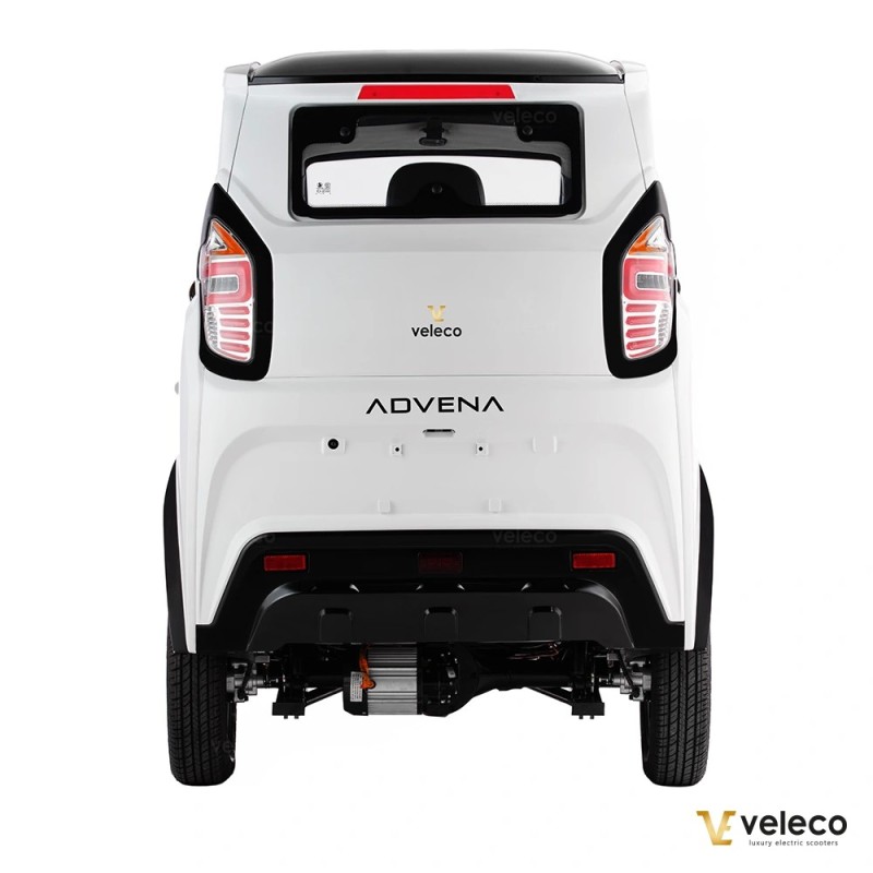 Veleco ADVENA: 2-Sitzer-Elektromoped im geschlossenen Karosserie-Design