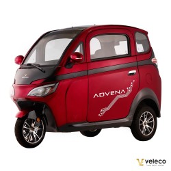 Veleco ADVENA: 2-Sitzer-Elektromoped im geschlossenen Karosserie-Design