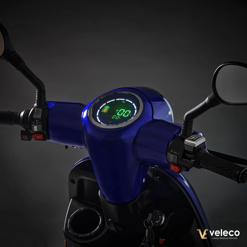 Veleco TURRIS: Dreirad-Mobilitätsroller, LED-Beleuchtung