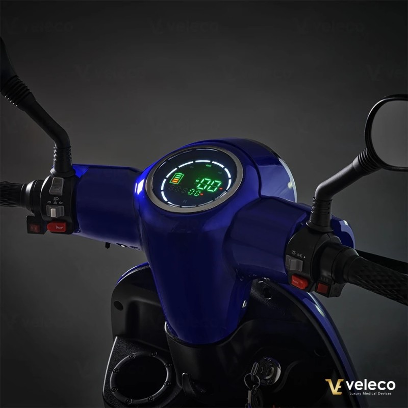 Veleco TURRIS: Dreirad-Mobilitätsroller, LED-Beleuchtung