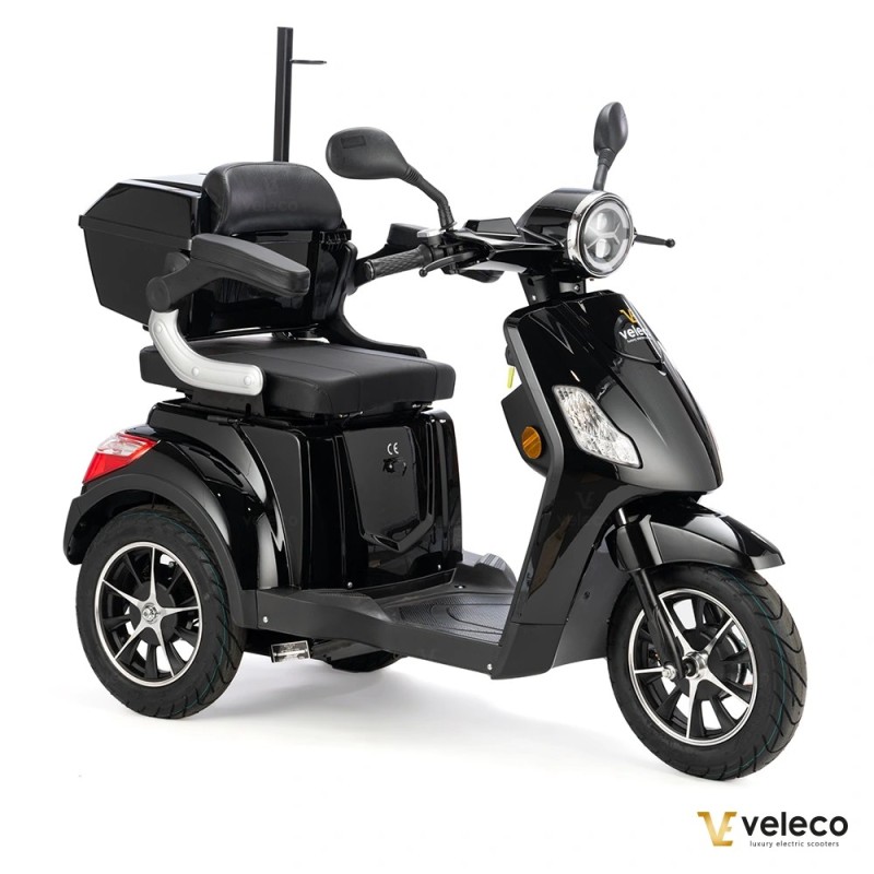 Veleco DRACO: 3-Rad-Mobilitätsroller mit Zusatzausstattung
