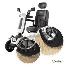 Veleco Vollgummireifen für den SHARPY Elektromobil – 4er-Set