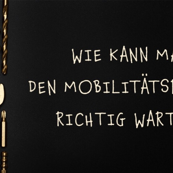 Wie kann man den Mobilitätsroller richtig warten?