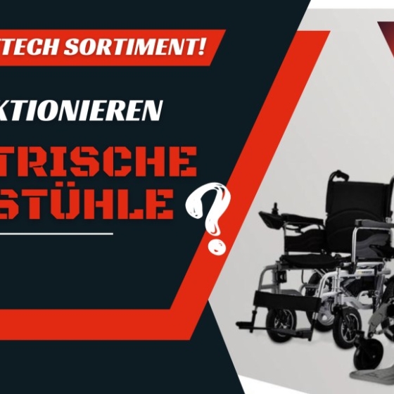 Neu im Lauftech Sortiment! Wie funktionieren Elektrorollstühle?