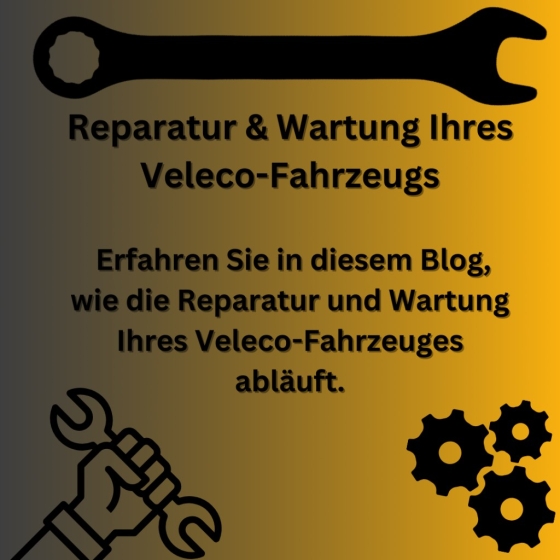 Reperatur und Wartung eines Veleco Fahrzeuges.
